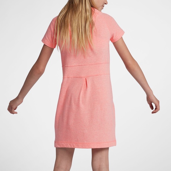 Nike Sportswear Vintage Girls Dress Pink Size L - Picture 5 of 6